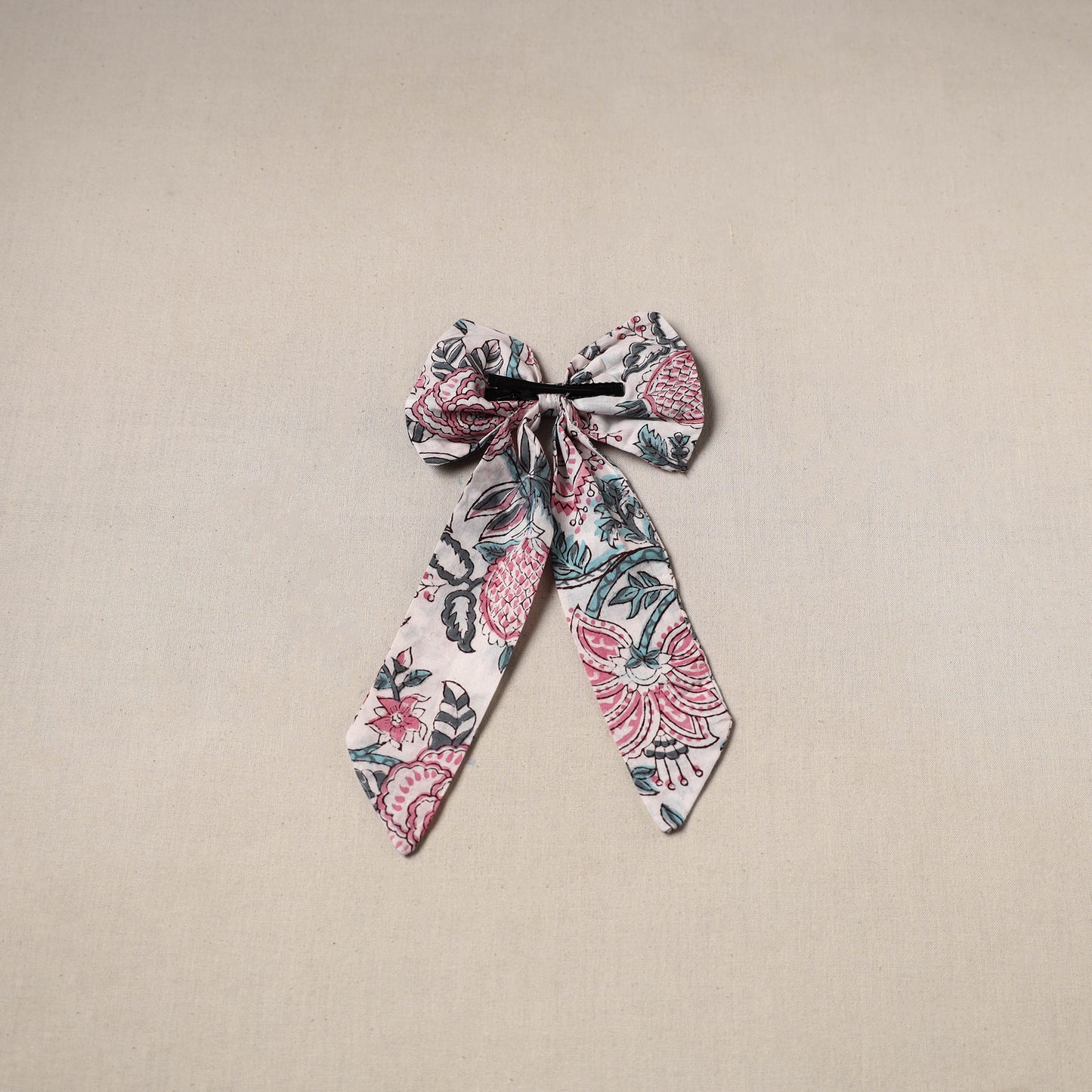 White - Handmade Women's Bow Hair Clip 104