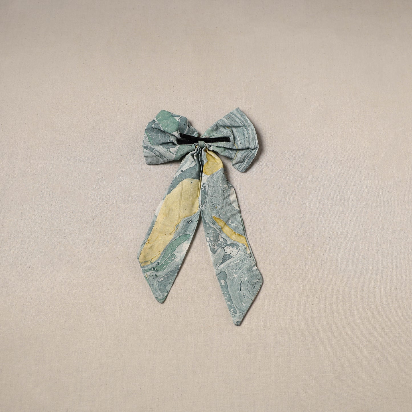 Green - Handmade Women's Bow Hair Clip 105