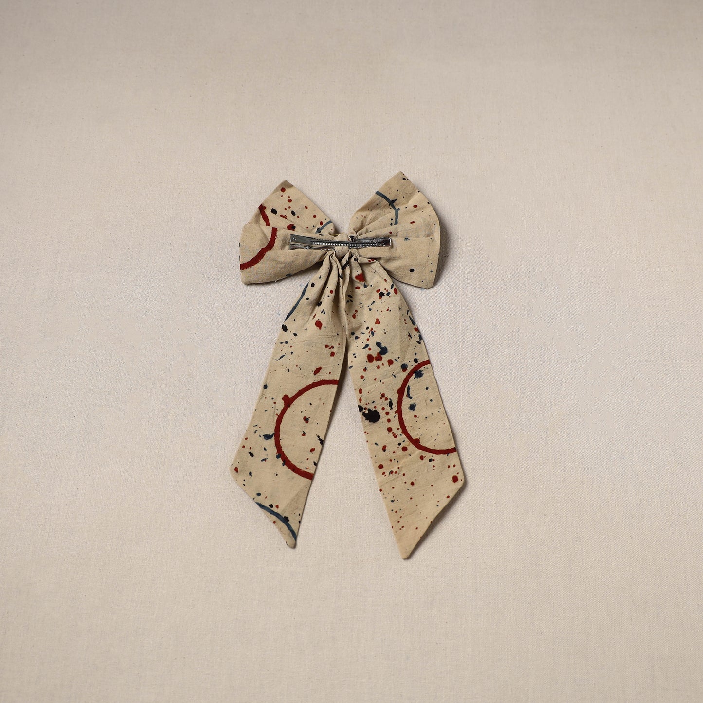 Beige - Handmade Women's Bow Hair Clip 106