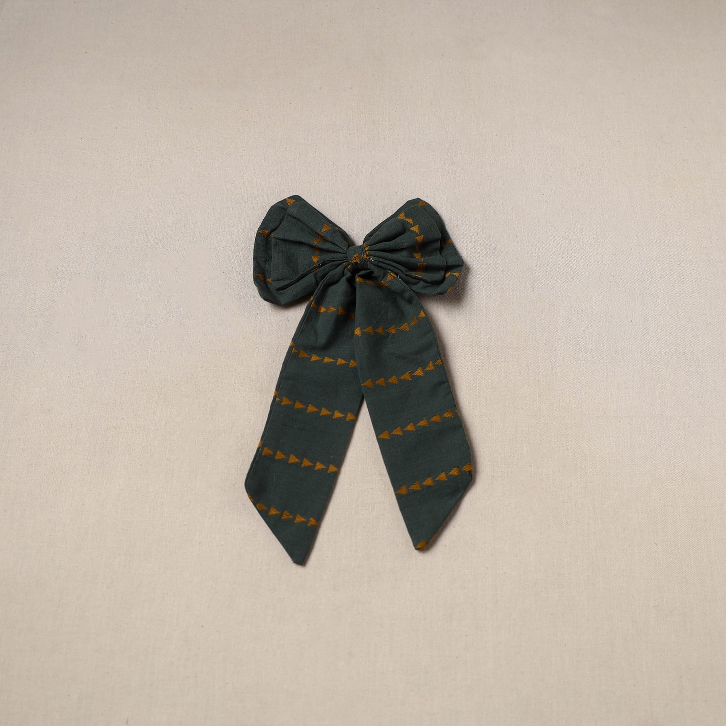 Green - Handmade Women's Bow Hair Clip 108