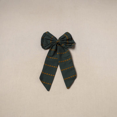 Green - Handmade Women's Bow Hair Clip 108