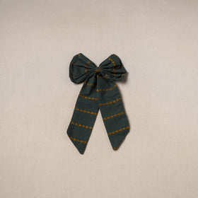 Green - Handmade Women's Bow Hair Clip 108