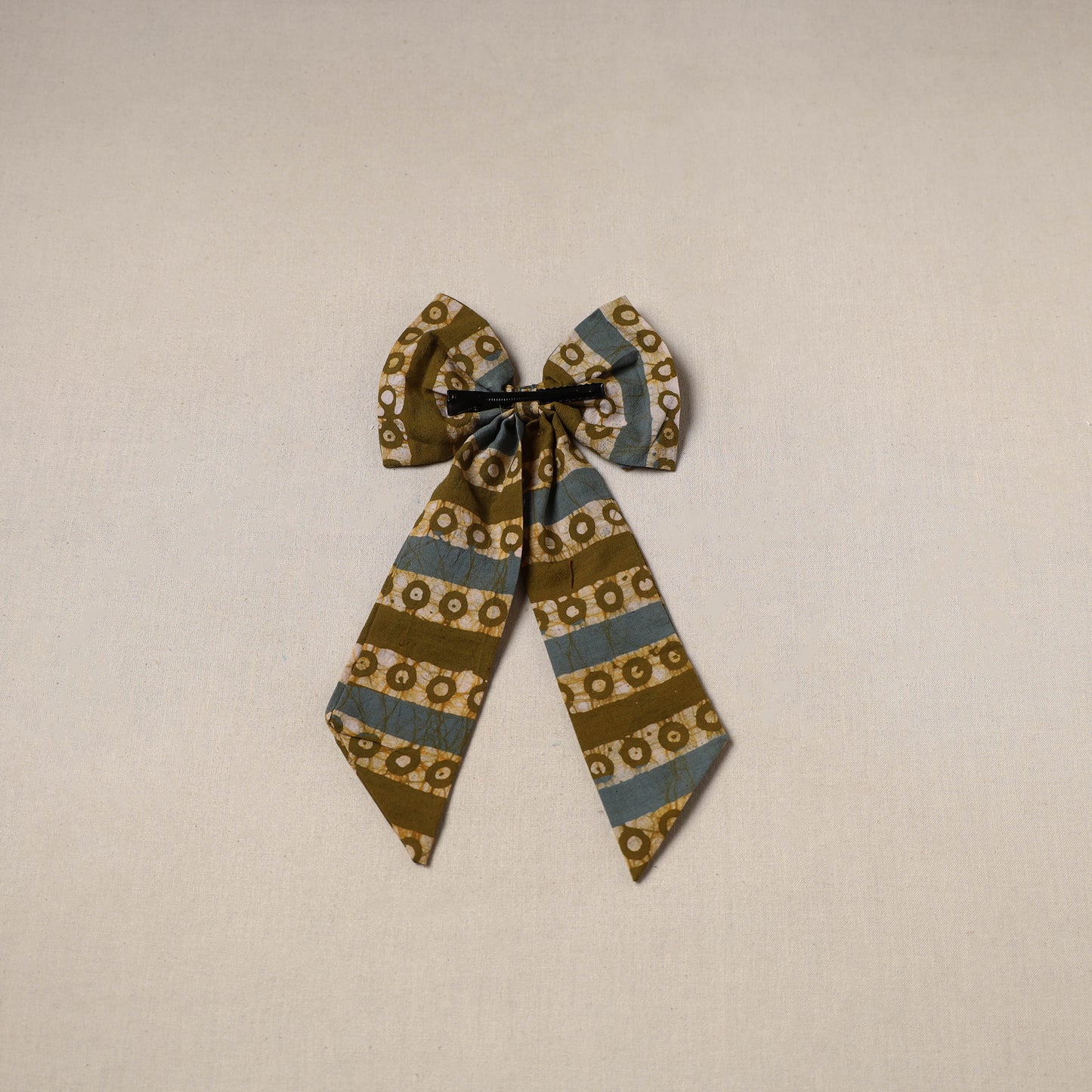 Green - Handmade Women's Bow Hair Clip 110