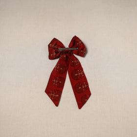 Red - Handmade Women's Bow Hair Clip 112