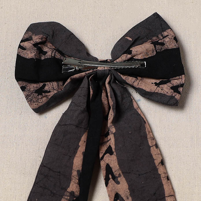 Black - Handmade Women's Bow Hair Clip 114