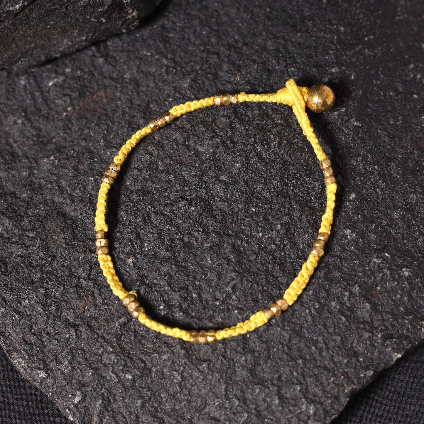 Odisha Dokra Threadwork Tribal Anklet 