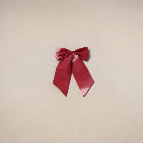Red - Handmade Women's Bow Hair Clip 124