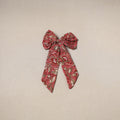 Red - Handmade Women's Bow Hair Clip 125