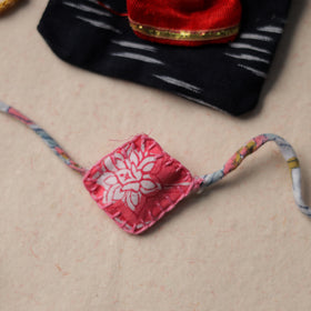  Handcrafted Embroidery Fabart Rakhi 07 