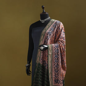 Multicolor - natural dyed kalamkari cotton dupatta