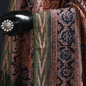 Multicolor - natural dyed kalamkari cotton dupatta