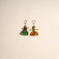 Multicolor - Rajasthani Puppet Couple Handmade Keychain (Set of 2) 04