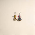Multicolor - Rajasthani Puppet Couple Handmade Keychain (Set of 2) 09