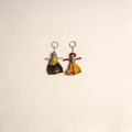 Multicolor - Rajasthani Puppet Couple Handmade Keychain (Set of 2) 10