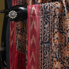 Multicolor - natural dyed kalamkari cotton dupatta