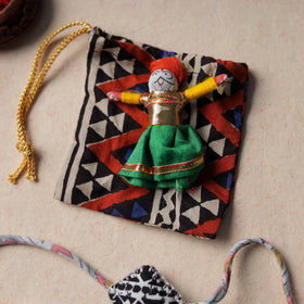  Handcrafted Flower Bead Work Fabart Rakhi 20 