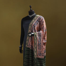 Multicolor - natural dyed kalamkari cotton dupatta
