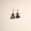 Multicolor - Rajasthani Puppet Couple Handmade Keychain (Set of 2) 21