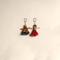 Multicolor - Rajasthani Puppet Couple Handmade Keychain (Set of 2) 35