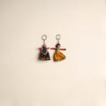 Multicolor - Rajasthani Puppet Couple Handmade Keychain (Set of 2) 36