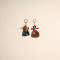 Multicolor - Rajasthani Puppet Couple Handmade Keychain (Set of 2) 41