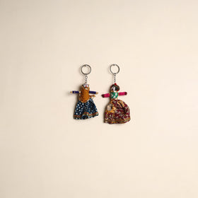 Multicolor - Rajasthani Puppet Couple Handmade Keychain (Set of 2) 41
