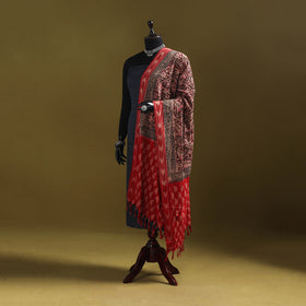 Multicolor - natural dyed kalamkari cotton dupatta