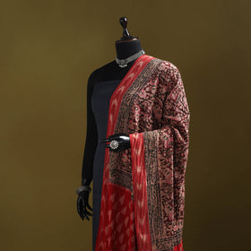 Multicolor - natural dyed kalamkari cotton dupatta