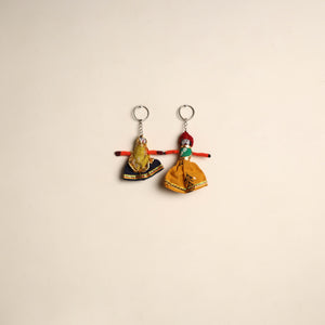 Multicolor - Rajasthani Puppet Couple Handmade Keychain (Set of 2) 49