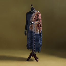 Multicolor - natural dyed kalamkari cotton dupatta