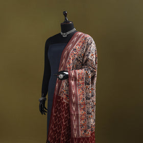 Multicolor - natural dyed kalamkari cotton dupatta