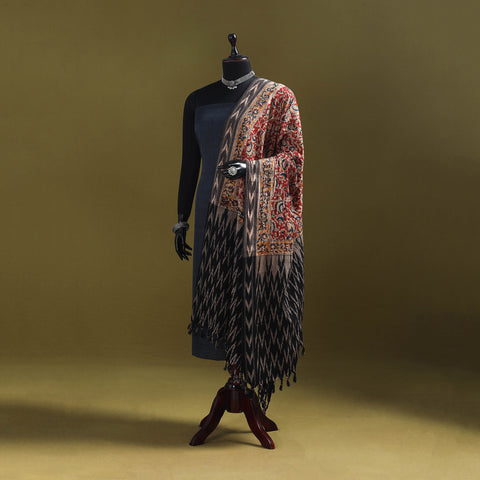 Multicolor - natural dyed kalamkari cotton dupatta