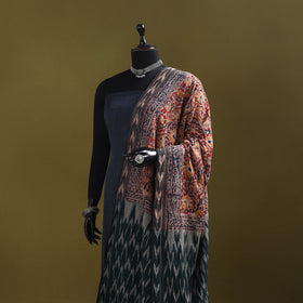 Multicolor - natural dyed kalamkari cotton dupatta