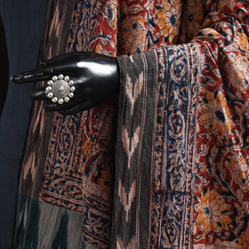 Multicolor - natural dyed kalamkari cotton dupatta