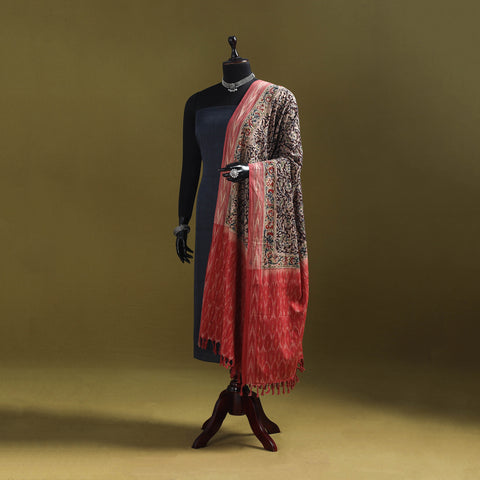 Multicolor - natural dyed kalamkari cotton dupatta