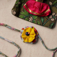 Handcrafted Flower Bead Work Fabart Rakhi 54