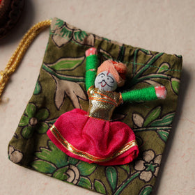  Handcrafted Flower Bead Work Fabart Rakhi 54 