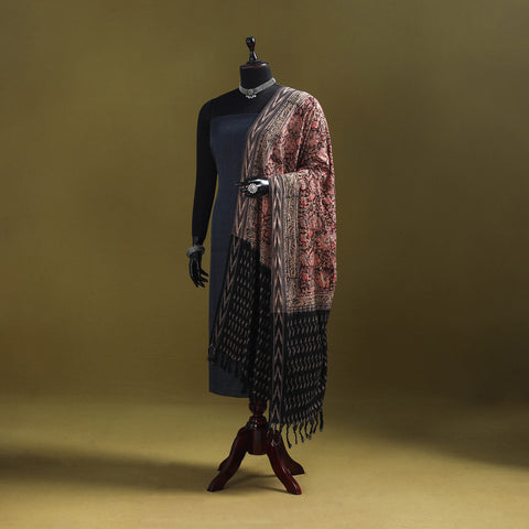 Multicolor - natural dyed kalamkari cotton dupatta