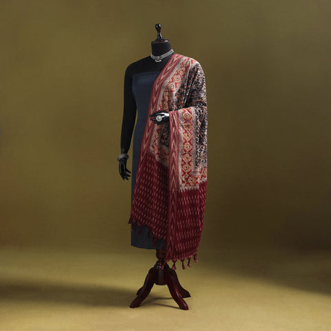 Multicolor - natural dyed kalamkari cotton dupatta