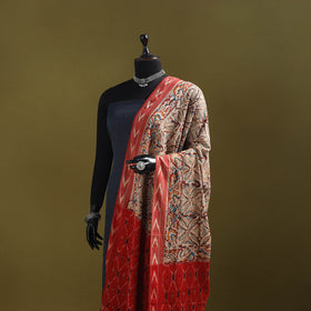 Multicolor - natural dyed kalamkari cotton dupatta
