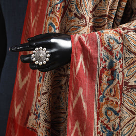 Multicolor - natural dyed kalamkari cotton dupatta