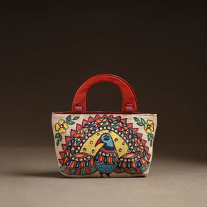 Multicolor - Madhubani Handpainted Handbag 02