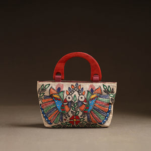 Multicolor - Madhubani Handpainted Handbag 03