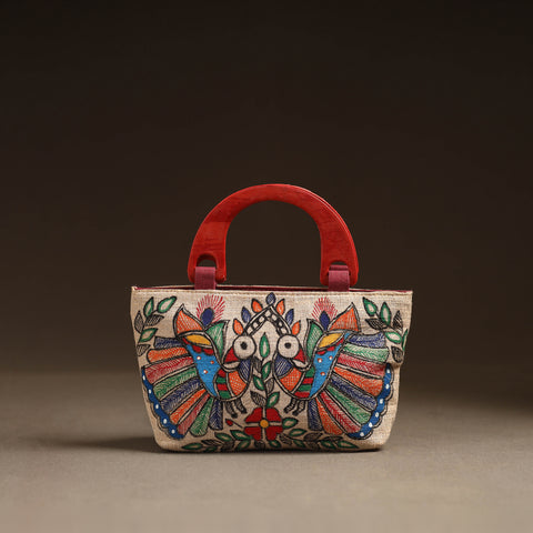 Madhubani Handpainted Handbag 03