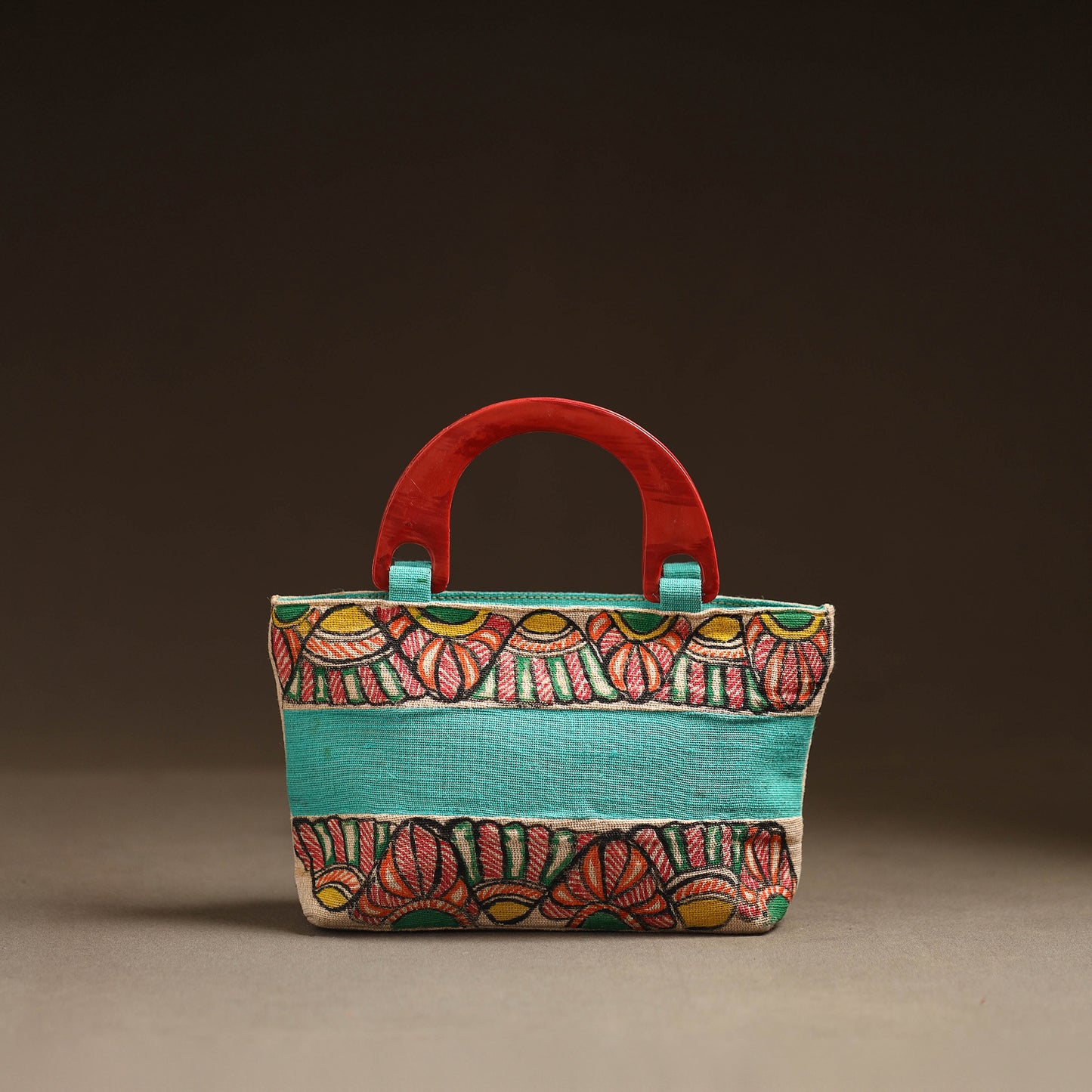 Multicolor - Madhubani Handpainted Handbag 15