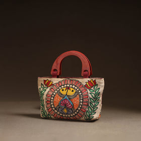 Multicolor - Madhubani Handpainted Handbag 04