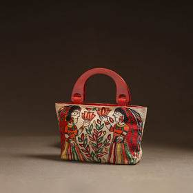 Multicolor - Madhubani Handpainted Handbag 05