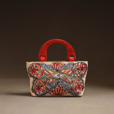 Madhubani Handpainted Handbag 07
