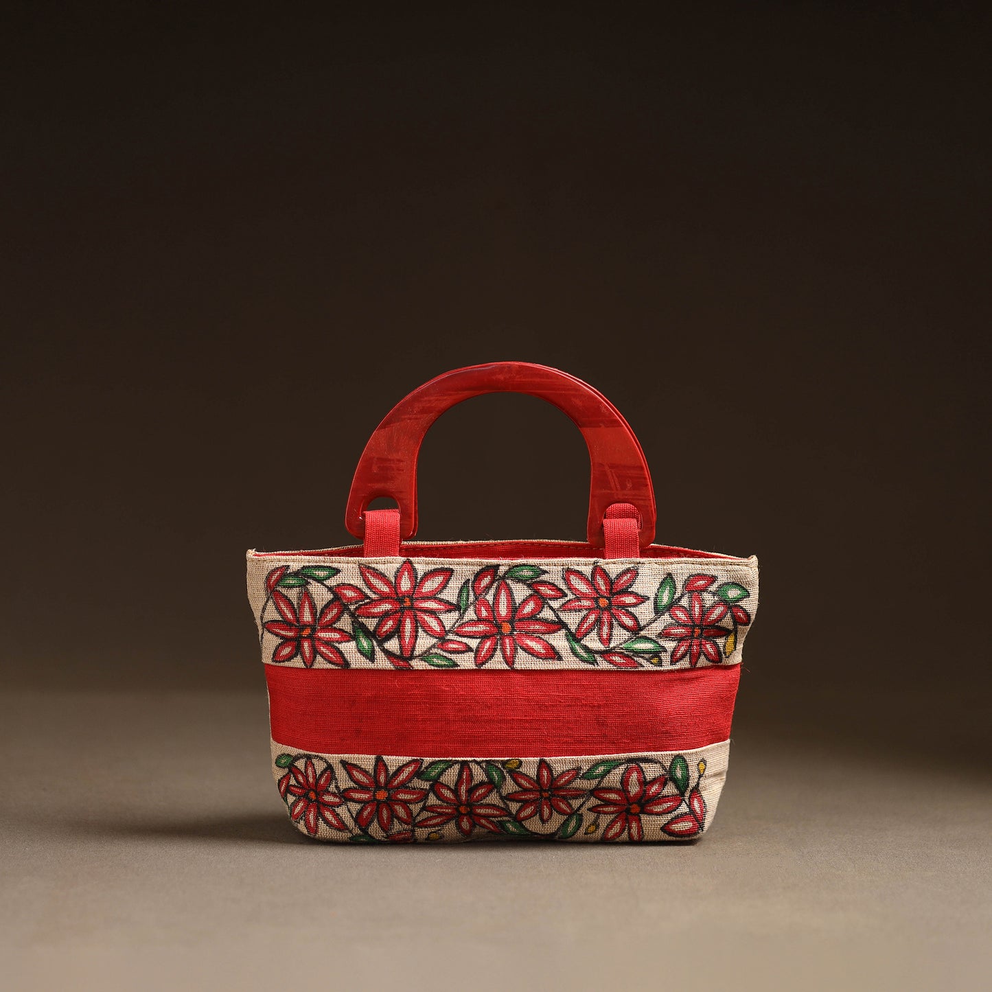 Multicolor - Madhubani Handpainted Handbag 08