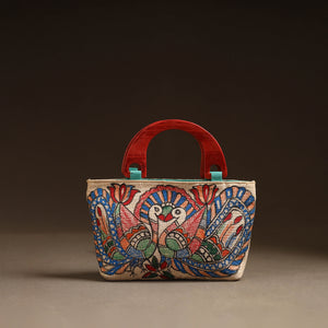 Multicolor - Madhubani Handpainted Handbag 09